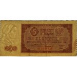 Polen, RP, 5 Zloty 1948, Serie AB, Warschau