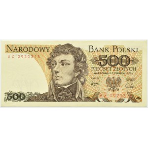 Poland, People's Republic of Poland, T. Kosciuszko, 500 gold 1979, BZ series, Warsaw