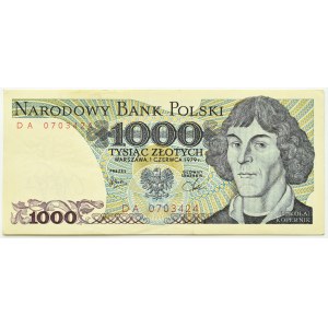 Polen, PRL, M. Kopernik, 1000 Zloty 1979, Serie DA, Warschau