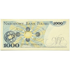 Polsko, PRL, M. Kopernik, 1000 zlotých 1975, série R, Varšava