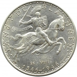 Lucembursko, 100 franků 1946 - 600. výročí úmrtí Jana Lucemburského