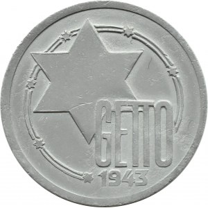 Ghetto Lodž, 10 značek 1943, hliník, ref. 4/3