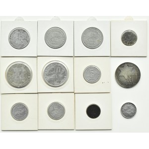 Ghetto Lodz, a set of contemporary copies and fancy coins