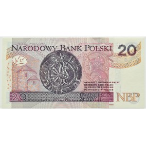 Polska, III RP, Chrobry, 20 złotych 2012, seria AD, Warszawa, UNC