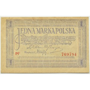 Poland, Second Republic, 1 mark 1919, PF series, Warsaw