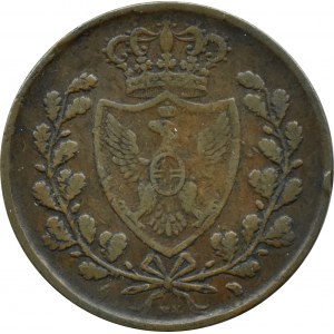 Kingdom of Sardinia, Charles Felix, 5 centesimi 1826, Genoa