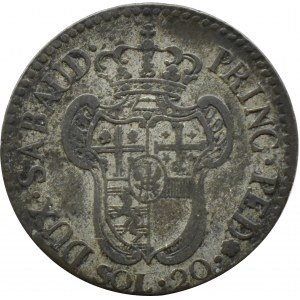 Italy, Piedmont, Victor Amadeus III, 20 soldi 1794