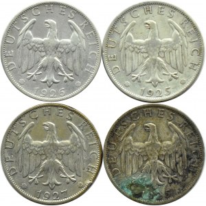 Germany, Weimar Republic, lot 2 mark 1925-1927 A, Berlin