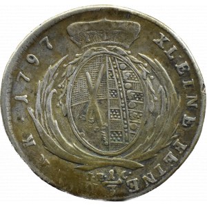 Německo, Sasko, Fridrich August I., 1/3 tolaru 1797 IEC, Drážďany