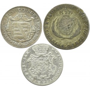 Germany, Saxony, lot 1/12 -1/6 thaler (gold) 1763-1843
