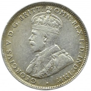 British West Africa, George V, shilling 1919