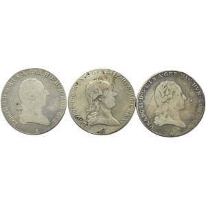 Austria/Netherlands of Austria, Lot 1/4 kronentalar 1789-1794 A, Vienna