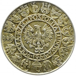 Polen, Polnische Volksrepublik, Mieszko und Dąbrówka, 100 Zloty 1966, Warschau
