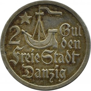 Freie Stadt Danzig, Koga, 2 guldenů 1923, Utrecht