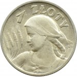 Polska, II RP, Kłosy, 1 złoty 1925, Londyn