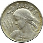 Poland, Second Republic, Spikes, 2 gold 1925, London, Nice