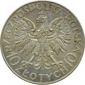 Polsko, Druhá republika, Romuald Traugutt, 10 zlotých 1933, Varšava