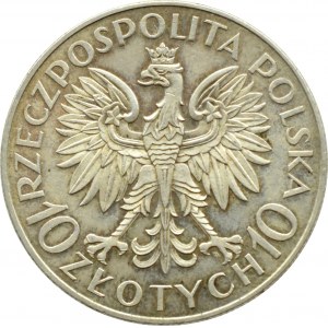 Polen, Zweite Republik, Romuald Traugutt, 10 Zloty 1933, Warschau, Schön!