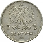 Poland, Second Republic, Nike, 5 zloty 1928, Warsaw