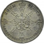Germany, Prussia, Wilhelm &amp; Augusta, Coronation thaler 1861 A, Berlin