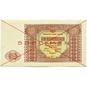 Poland, RP, 10 zloty 1946, Warsaw, SPECIMEN, UNC