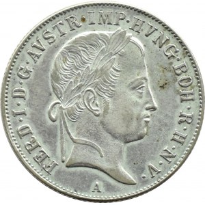 Austria, Ferdinand I, 20 krajcars 1845 A, Vienna