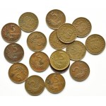 Poland, RP, lot of 5 pennies 1949 - 17 pieces, bronze, Basel