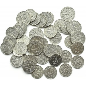 Poland, Second Republic, lot 20-50 pennies 1923 - 43 pieces, Warsaw