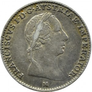 Austria/Italy, Francis I, 1/2 lira 1822 M, Milan