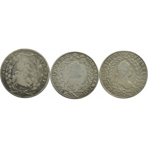 Germany/Austria, flight of 20-coins 1758-1764, various countries