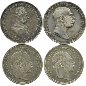 Austria-Hungary, Franz Joseph I, coin lot 1869-1908, Vienna