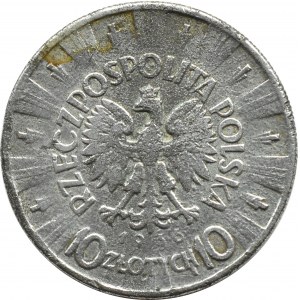 Poland, Second Republic, J. Pilsudski, 10 zloty 1936, period forgery