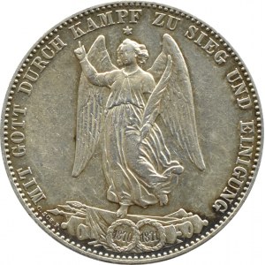 Germany, Württemberg, Charles, victory thaler 1871, Stuttgart