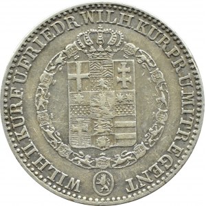 Německo, Hessen-Kassel, Friedrich Wilhelm II, tolar 1841, Kassel