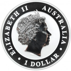 Australia, dollar 2014 P, Kookaburra, Perth, UNC