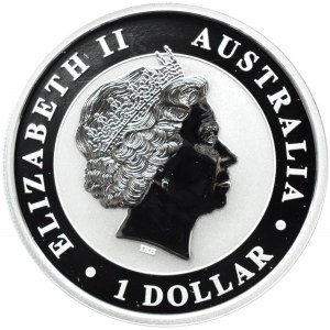 Austrálie, dolar 2016 P, Kookaburra, Perth, UNC