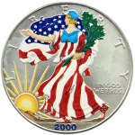 USA, Liberty (Eagle), Dollar 2000, Philadelphia, COLORED