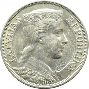 Latvia, 5 lats 1929, London