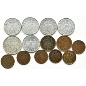 Germany, Empire and Third Reich, coin flight