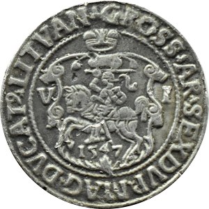 Zikmund II August, Litevský šestipence 1547, Vilnius, STARÁ KOPIE