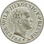 Deutschland, Preußen, Friedrich Wilhelm III, 1/2 Silberpfennig 1821 A, Berlin