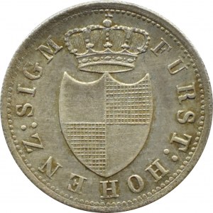 Německo, Hohenzollern-Sigmarinen, Charles, 3 krajcars 1844, Wiesbaden