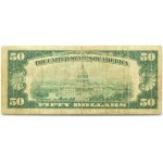 USA, 50 dolarů 1928, zlatý certifikát, PCG 15