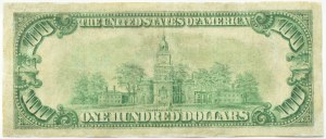 USA, 100 dolarów 1928, Gold Certificate, RZADKI