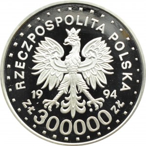 Poland, Third Republic, 300000 zloty 1994, M. Kolbe, Warsaw, UNC