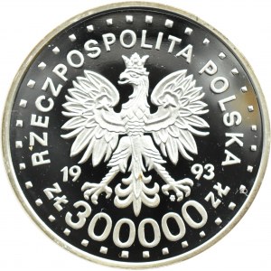 Polen, III RP, 300000 Zloty 1993, Zamosc, Warschau, UNC