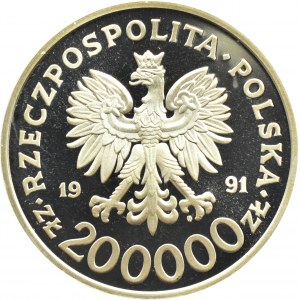 Polsko, III RP, 200000 zlatých 1991, Barcelona 1992 Hry