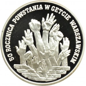 Poland, Third Republic, 300000 zloty 1993, Ghetto Uprising, Warsaw, UNC