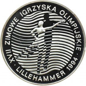 Poland, III RP, 300000 zloty 1993, Lillehammer 1994, Warsaw, UNC
