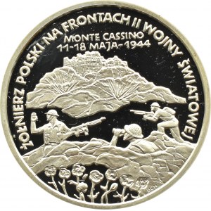 Polsko, III RP, 200000 zlotých 1994, Monte Cassino 1944, Varšava, UNC